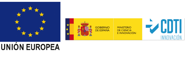 Logo CDTI y UE